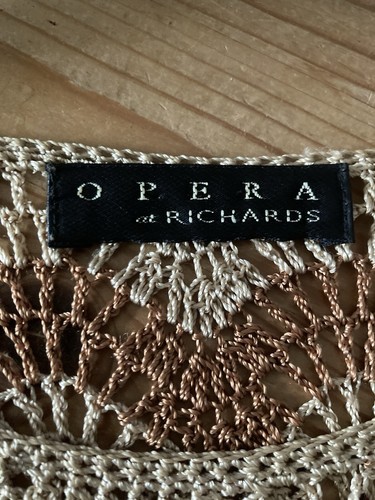 Vintage Crochet Top Opera @ Richard’s Size M - Picture 3 of 5