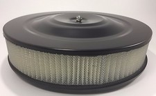 Black Air Cleaner Assembly 14 X 3 Round Fits 5-18 Carburetors Black Air Cleaner Assembly 14 X 3 Round Fits 5-18 Carburetors