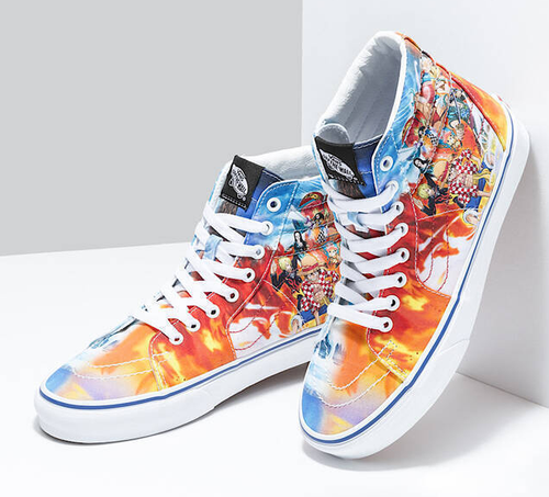 ONE PIECE x VANS SK8-HI Stacked Sneaker PUNK HAZARD MULTI VN0007NS448 Unisex4-12 - Imagen 1 de 8