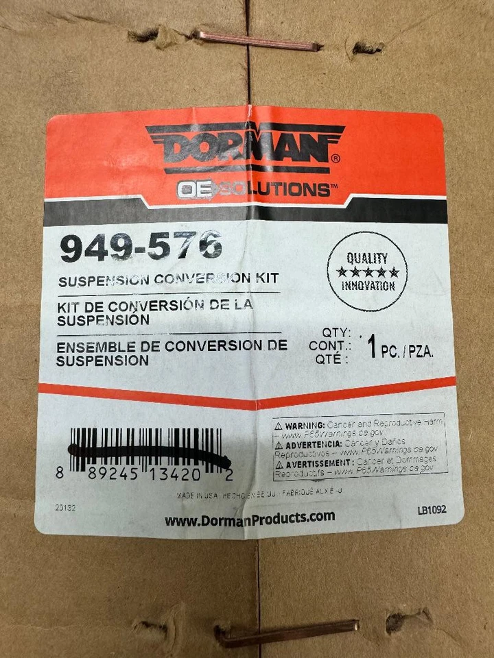 DORMAN OE SOLUTIONS SUSPENSION CONVERSION 949-576 FITS 07-13 FULLSIZE GM SUVS - Image 2 of 4