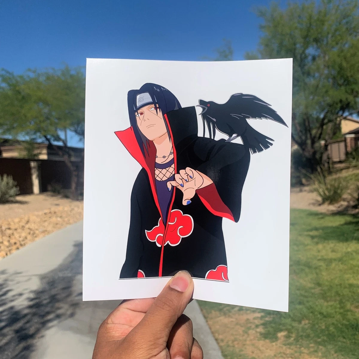 Shisui Uchiha Itachi Uchiha Sasuke Madara Sharingan Mangekyo Peeker Anime  Decal