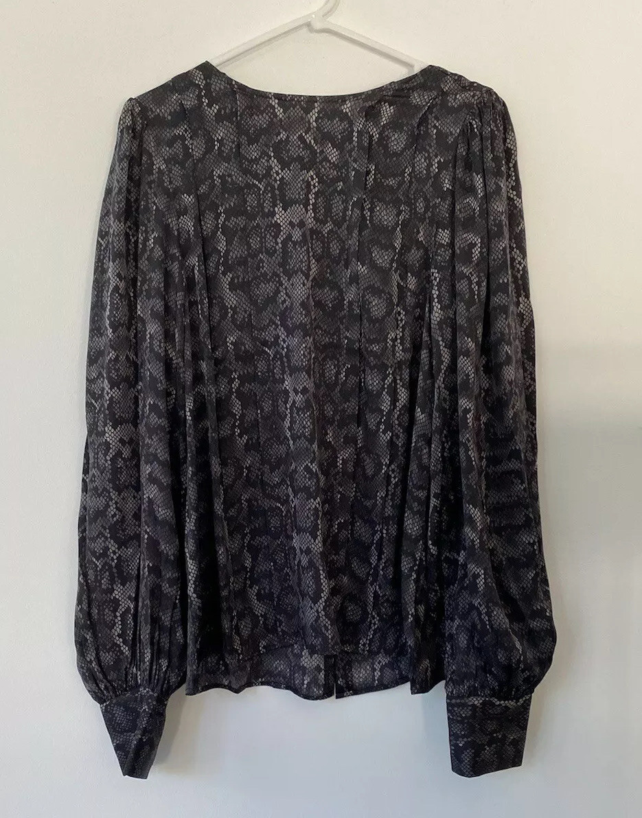 Anine Bing Long Sleeve Silk M