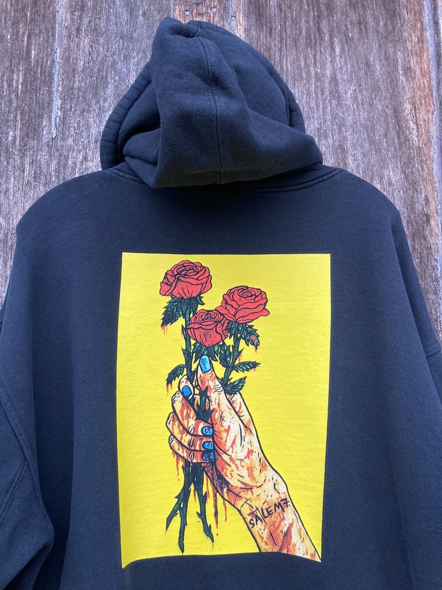 Salem7 Pullover Hoodie Black Adult XL Wednesday Addam's Family