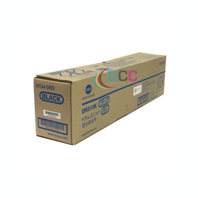 Genuine Konica Minolta DR313K Black Drum Unit A7U40RD Bizhub C258 C308 - 155K