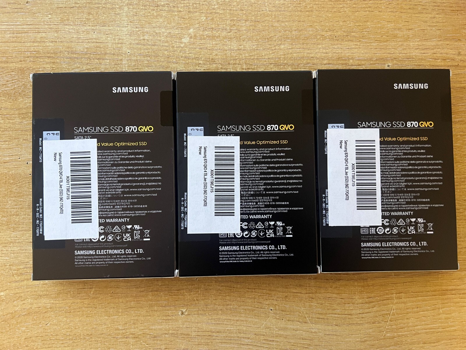 Samsung 870 QVO 4TB 2.5" SATA III Internal SSD MZ77Q4T0BW New Sealed