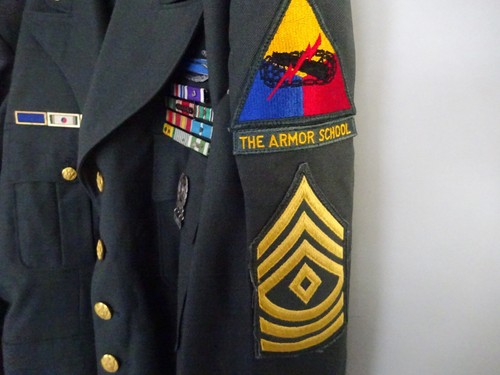 US Jacke Green Dress First Sergeant Vietnam Korea WWII Original 1967 - 第 4/18 張圖片