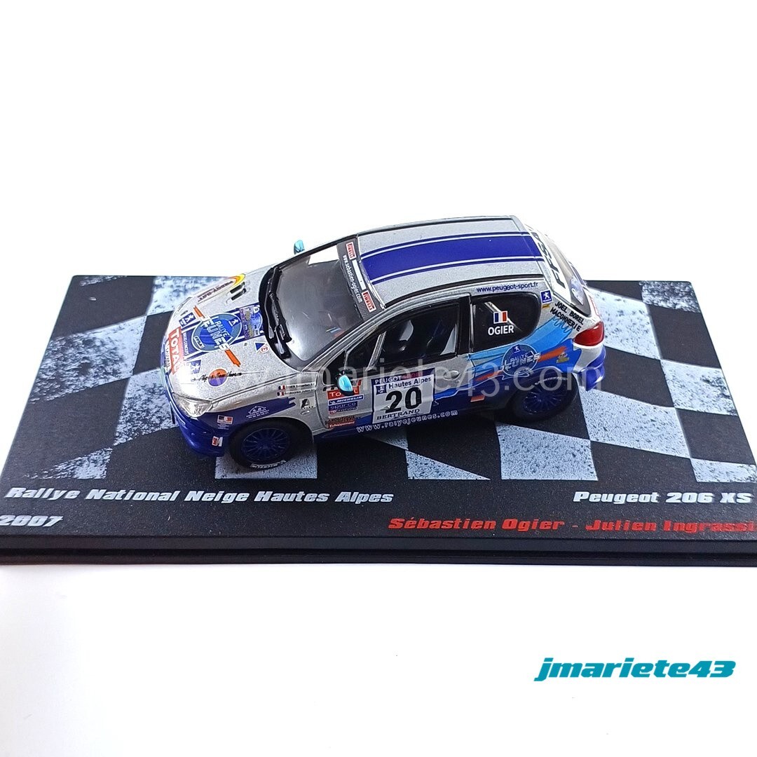 Peugeot 206 XS Volant #20 S. Ogier - J. Ingrassia Rally Neige