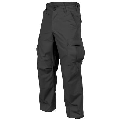 Helikon Tex BDU Hose Pants Ripstop Security Uniform Schwarz / Black SP-BDU-PR-01
