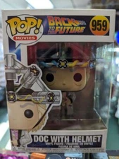 Funko Pop! Movies: Back to The Future - Doc with Helmet Vinyl Figure #959
