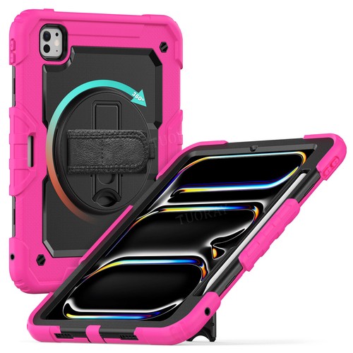 Für iPad 5/6/7/8/9/10 Gen Air 4 5 6 Pro 11 13 Hybrid Outdoor Tasche Gurt Hülle - Bild 157 von 225