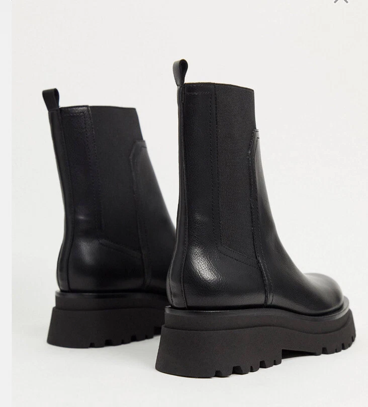ASOS Stradivarius chunky chelsea boots in black Eu size 37 US Size