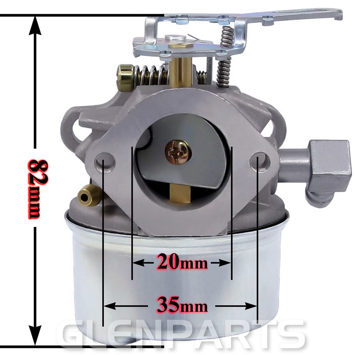 ちゃめです Genuine Replacement Carburetor fits Tecumseh 632107 Toro 522 Power