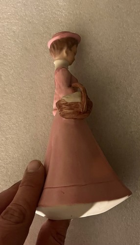 Figurine vintage Josef Originals California ~ mamma va a fare shopping (in rosa) - Foto 4 di 6