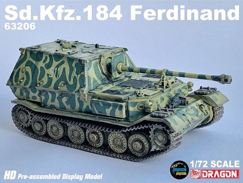 1/72 Sd.kfz.184 German Ferdinand Anti-tank Destroyer Kursk 1943 Tank Model - Picture 4 of 6