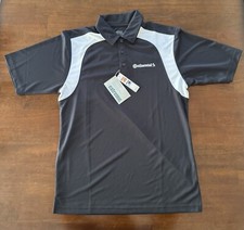 Continental Black White Polo Extreme Performance SMALL 100 Polyester