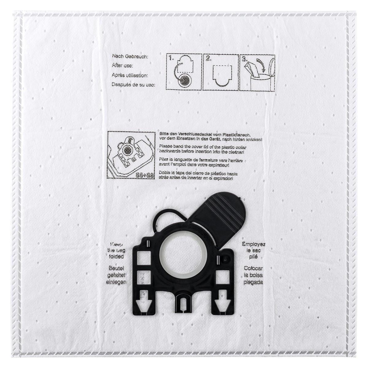 Etana 10x Staubsaugerbeutel – Kompatibel Mit Miele S251I Air Clean Plus 1600 W, Mehrlagiges Vlies, Klappverschluss