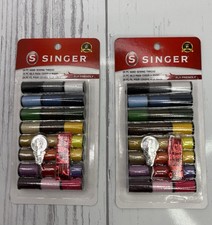 Singer Hand Sewing Hand Sewing Thread Assorted Colors 24 Ct - 2 Pack