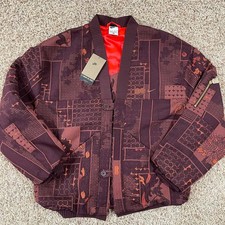 Nike x Naomi Osaka Women  s Oversized Jacquard Jacket FV7795-652, Size XS New 