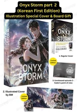 Onyx Storm, Fourth Wing Rebecca Yarros (Korean book) Art Dust Jacket Limited