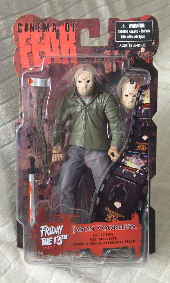 2008 Mezco Toys 电影院恐惧星期五 13 第 3 部分 JASON VOORHEES 7 英寸可动人偶 — 第 3/4 张图片