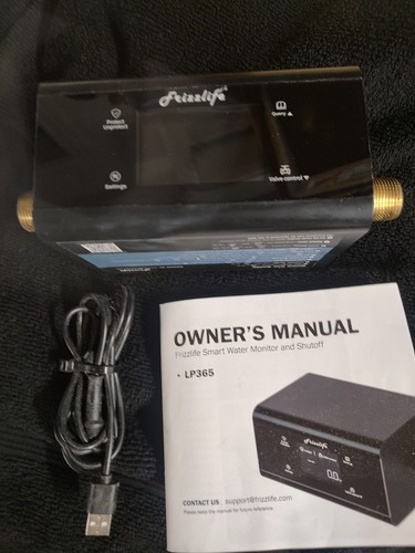 Frizzlife LP365 Smart Water Monitor and Automatic Shutoff - 0.01GPM - FREE SHIP