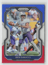2020 Panini Prizm #337 Ben DiNucci Red White Blue Prizm RC