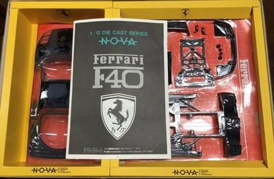 フジミ1/12 Ferrari F40 BlackStar ダイキャストモデル Fujimi 1/12 Scale Ferrari F40 Blackstar Diecast Series Unassembled