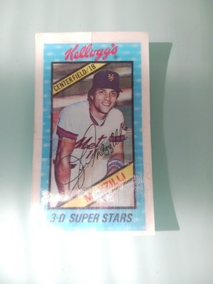1980 Kellogg's 3-D Super Stars - Lee Mazzilli #38