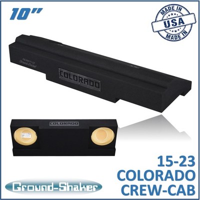 Ground shaker GS-CXHV210B black 10'' dual sealed sub box, fits 15-24 chevy