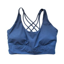 Runner Island Plus Size Padded Criss Cross Back Sports Bra