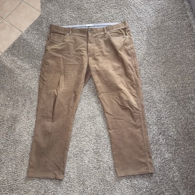 Peter Millar Pants Sz 42x28 (see Pics) Brown Superior Soft Corduroy Stretch Golf