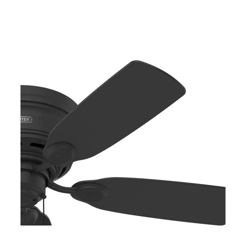 Hunter 42 inch Indoor Ceiling Fan No Light - Black Ceiling Fan without Light,... - Picture 10 of 12