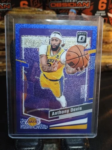 2023-24 Panini Donruss Optic Blue Glitter ANTHONY DAVIS /15 #144