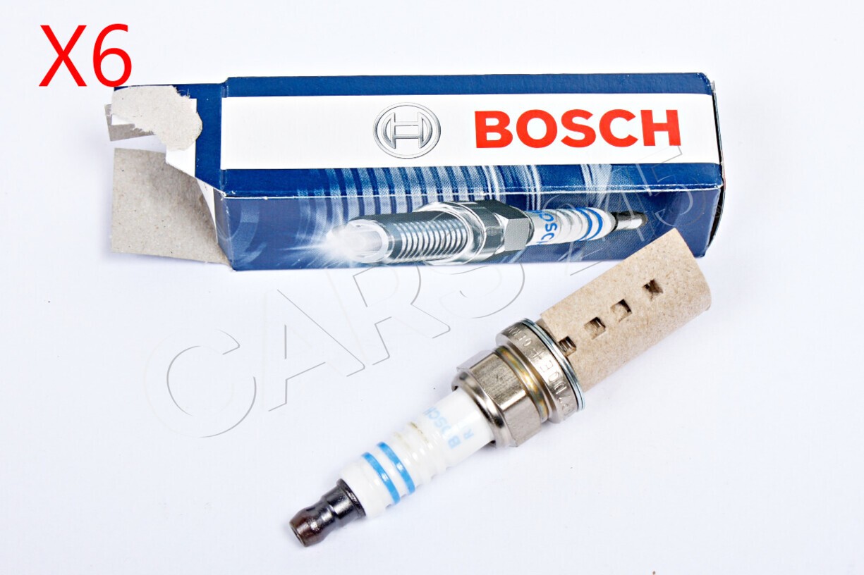 BOSCH Spark Plug x6 Petrol For AUDI PEUGEOT SKODA VOLVO VW 1.6-3.0L 1988-2010