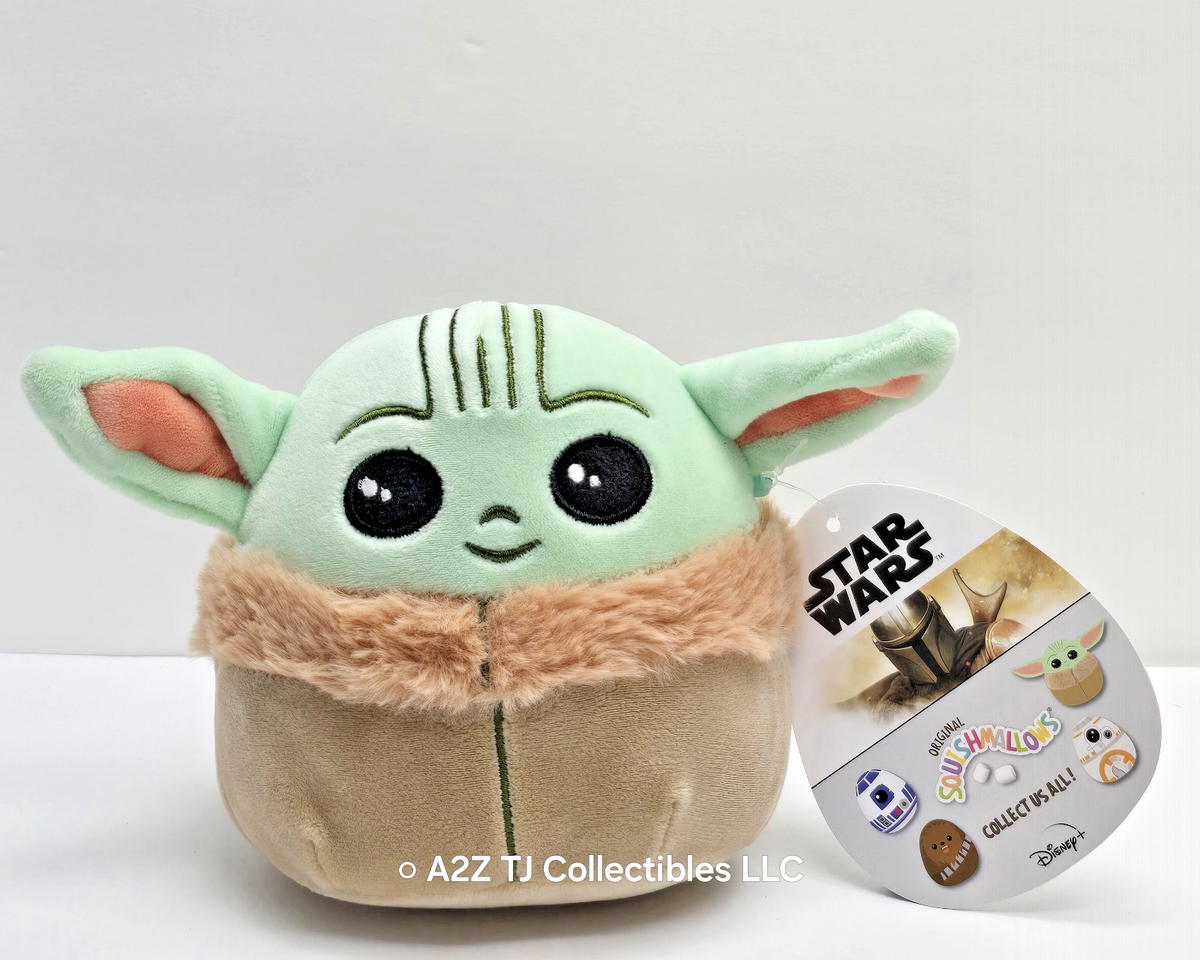Squishmallows Star Wars Baby Yoda, The Child Grogu Plush Plushie 5