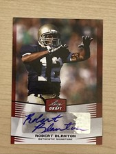 2012 Leaf Draft Autographs Red #RB2 Robert Blanton Auto - FB