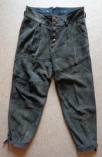 Beckert Trachten-Lederhose lang Damen mit Ledergürtel Gr. 44
