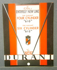 1931 Durant Four Cylinder & Six Cylinder Sales Folder