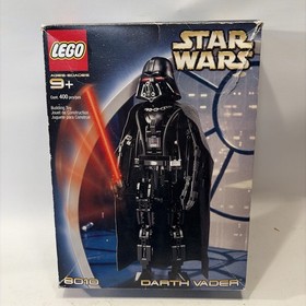 LEGO Star Wars 8010 Darth Vader Incomplete w Box Manual 2002