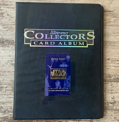 Decipher Star Wars A New Hope 162 CCG Trading Cards im Album mit Autogramm