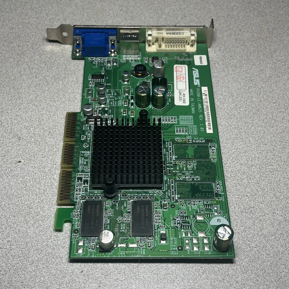 ASUS ATI RADEON 9200 128MB RV280-LE-A062S AGP Sony Vaio AGP  Video Card Graphics - Image 4 of 4