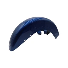59085-09CWA NEW OEM 1997-2013 HARLEY-DAVIDSON TOURING FLAME BLUE FRONT FENDER