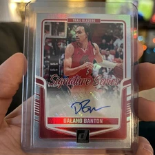 2024-25 Donruss Basketball Signature Series Dalano Banton #SS-DDB Auto