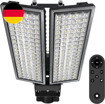 100W Dämmerung Bis Morgengrauen LED Strahler Außen 2 Stück, 28000LM Flutlicht Mi