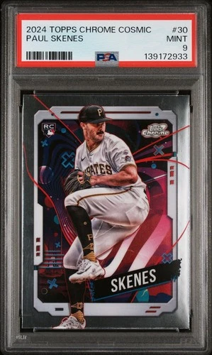 2024 Topps Chrome Cosmic #30 Paul Skenes (RC) -- PSA 9