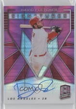 2020 Chronicles Spectra Signatures Neon Pink Prizm 9/35 David Fletcher Auto 0zg6