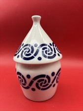 OLLA SARGADELOS CIL ESPIROIDE Vaso con coperchio Bombonera Porcelana Galicia