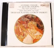 Antonio Vivaldi:  The Four Seasons Concerto for Violin & Strings  1 CD