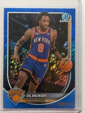 2025-26 Bowman Chrome - OG Anunoby #BCV-63 Blue Shimmer 85/150