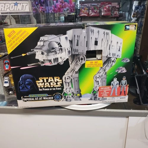 Star Wars POTF ELECTRONIC IMPERIAL AT-AT WALKER New Sealed MIB r